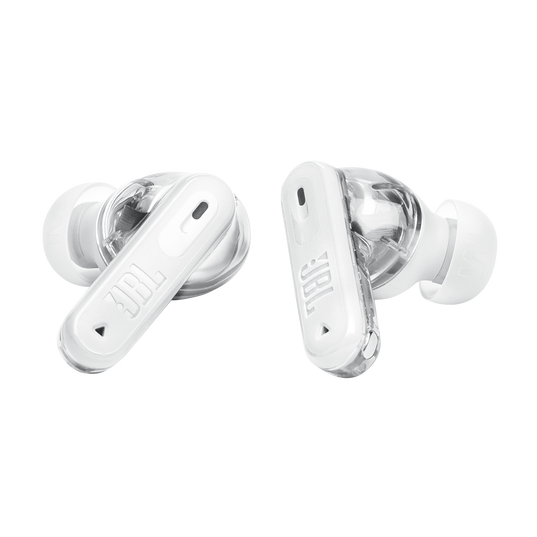 JBL Tune Beam 2 Ghost Edition - Ghost White - True Wireless Noise Cancelling Earbuds - Detailshot 4
